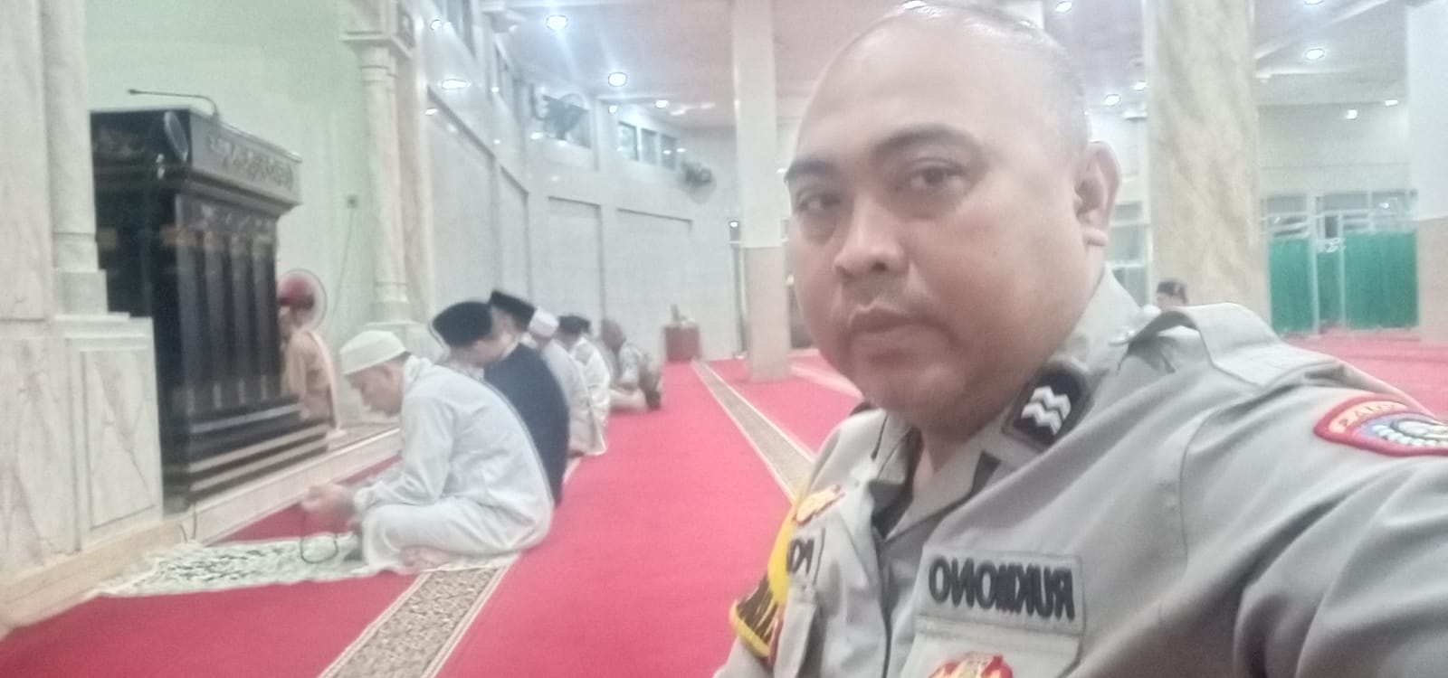 Subuhan Keliling, Bhabinkamtibmas Polsek Cikupa Ajak Warga Jaga Kamtibmas