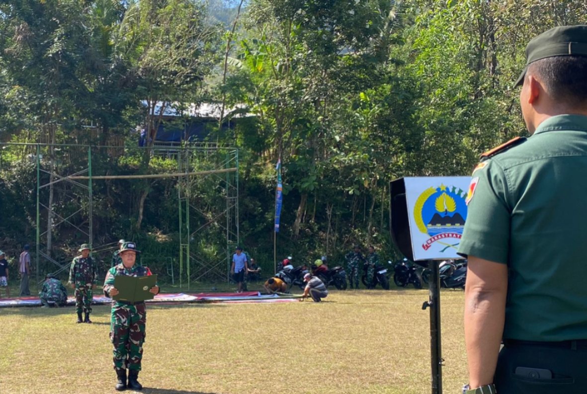 Matangkan Persiapan TMMD Sengkuyung di Jatiroto, Kodim 0728 Wonogiri Gelar Gladi Kotor