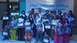 YBM PLN UP3 Kendari Salurkan Bantuan Peralatan Sekolah untuk Anak Yatim dalam Program Muharram Ceria