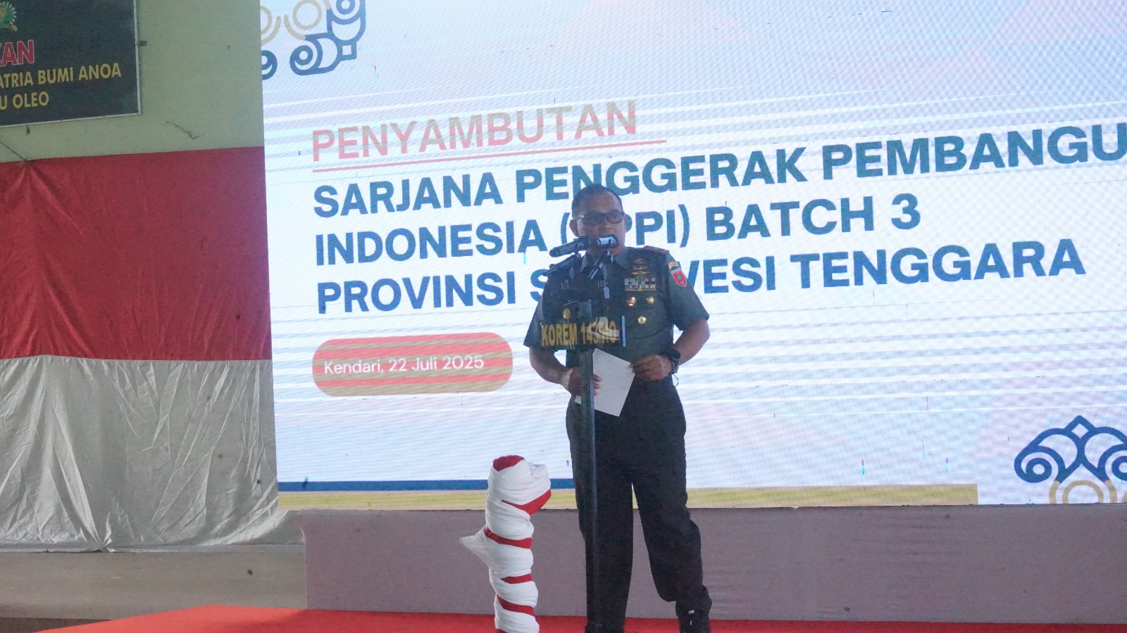 Terima SPPI Sultra Batch 3, Danrem 143/HO : Bekerjalah Dengan Tulus dan Ihklas