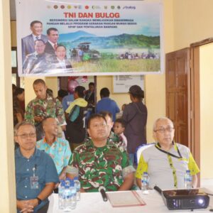 Plt. Dandim 1802/Sorong Bersama Ka Bulog Sorong Hadiri Virtual TNI Dan Bulog Bersinergi Plt. Dandim 1802/Sorong Bersama Ka Bulog Sorong Hadiri Virtual TNI Dan Bulog Bersinergi