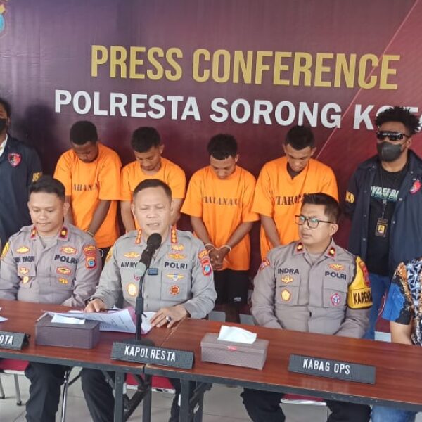 Kapolresta Sorong Kota Tegaskan Pengejaran Pelaku Begal dan Curanmor Berlanjut