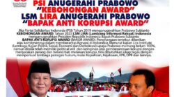 Komitmen Berantas Korupsi, Prabowo Raih Bakor Award LIRA