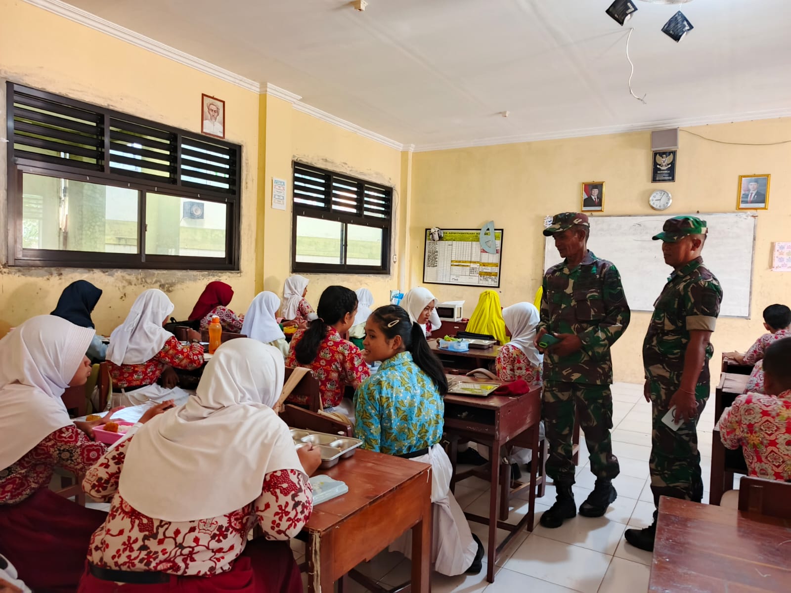 Peran Babinsa Dalam Kegiatan Makan Bergizi Gratis