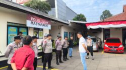 IPDA Syaiful Rusdiansyah Pimpin Apel Pagi Personel Polsek Cikupa