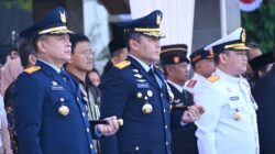 Danlanud Sultan Hasanuddin Hadiri Upacara Peringatan HUT Bhayangkara ke-79