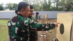 Tingkatkan Kemampuan Prajurit, Lanud Sultan Hasanuddin Gelar Latihan Menembak Pistol