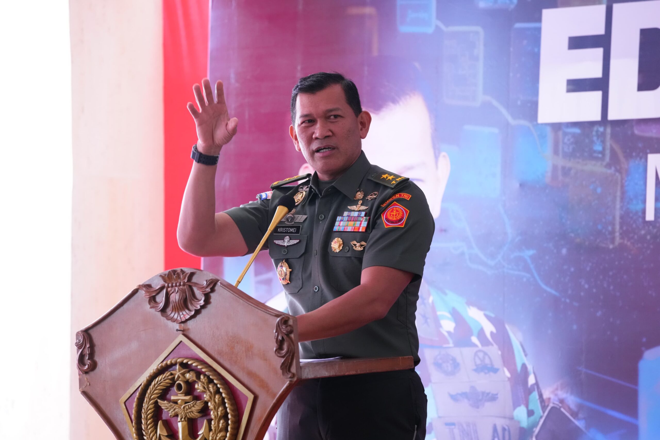Editorial Meet and Greet Puspen TNI Bersama Media