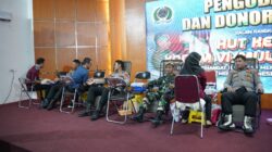 Rayakan HUT Kodam, Kodim 0906/Kkr gelar Pengobatan Gratis  Dan Donor Darah