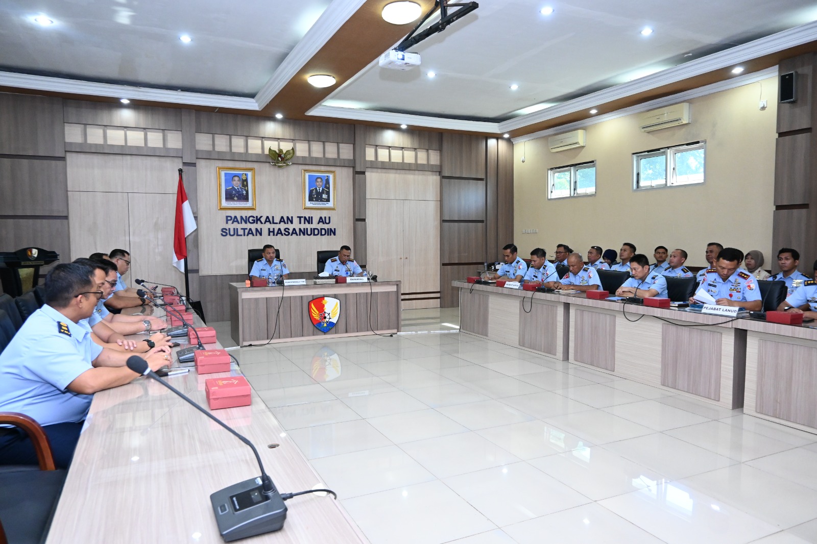 Tim Audit Kinerja Itkoopsudnas Gelar Entry Briefing Di Lanud Sultan Hasanuddin