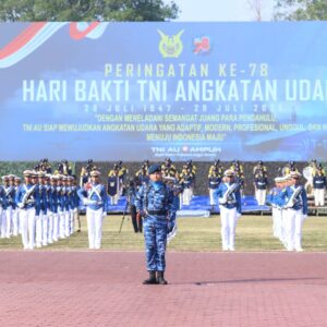 Danlanud Sultan Hasanuddin Hadiri Upacara Peringatan Ke-78 Hari Bakti TNI AU di Yogyakarta Danlanud Sultan Hasanuddin Hadiri Upacara Peringatan Ke-78 Hari Bakti TNI AU di Yogyakarta