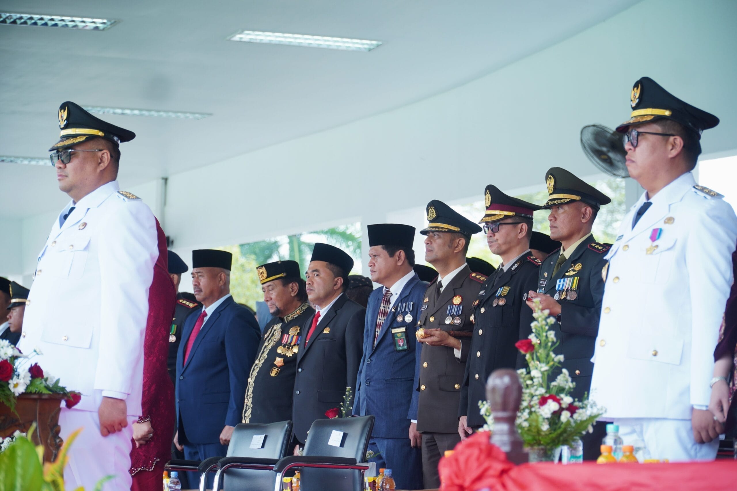 Dandim 0906/Kkr Bersama Forkopimda Ikuti Upacara Detik-Detik Proklamasi