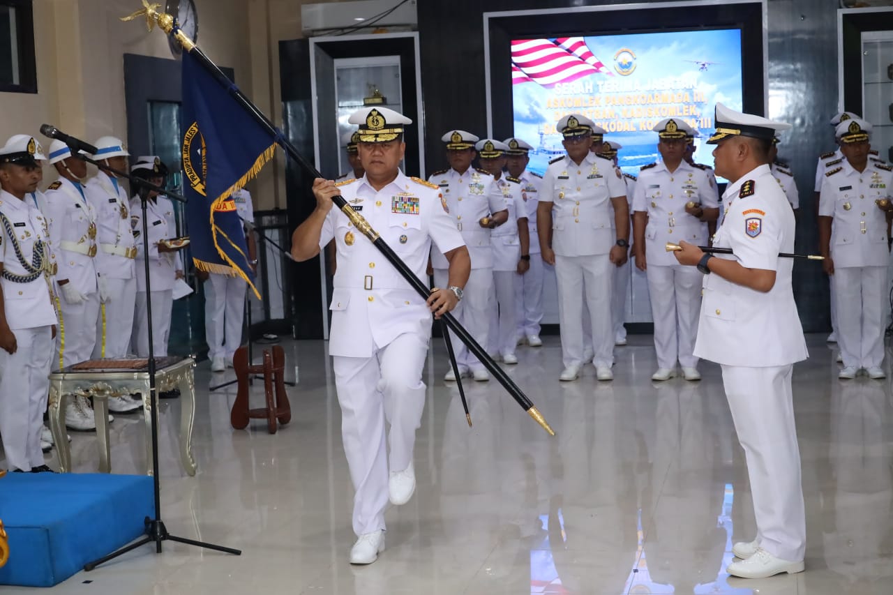Empat Jabatan Strategis di Koarmada III Resmi Diserahterimakan, Pangkoarmada III Tekankan Penyegaran Organisasi dan Optimalisasi Kinerja