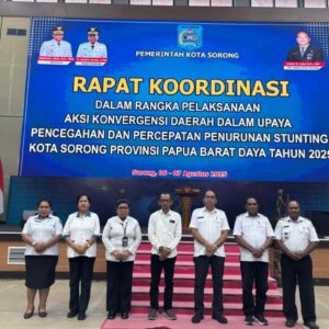 Kota Sorong Perkuat Sinergi Lintas Sektor untuk Percepatan Penurunan Stunting 2025 Kota Sorong Perkuat Sinergi Lintas Sektor untuk Percepatan Penurunan Stunting 2025