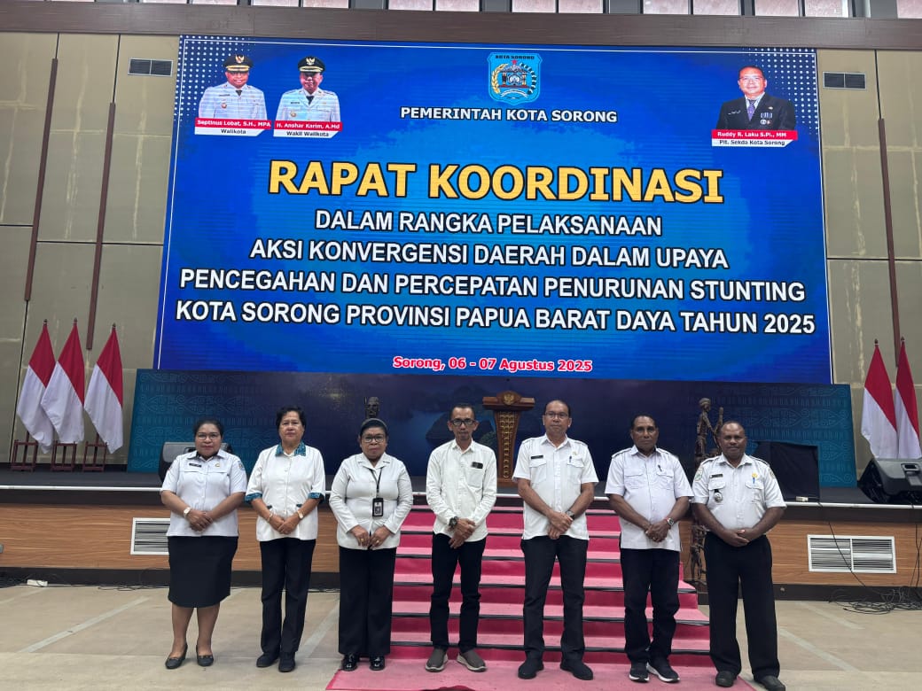 Kota Sorong Perkuat Sinergi Lintas Sektor untuk Percepatan Penurunan Stunting 2025