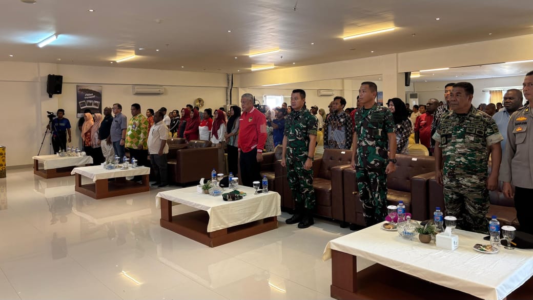 Koarmada III Tegaskan Komitmen Dukung Percepatan Penurunan Stunting di Kabupaten Sorong