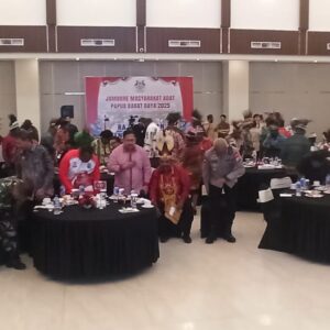 Jambore Adat Papua Barat Daya 2025: Lantamal XIV Sorong Selalu Bersinergi Membangun Generasi Sehat dan Mandiri