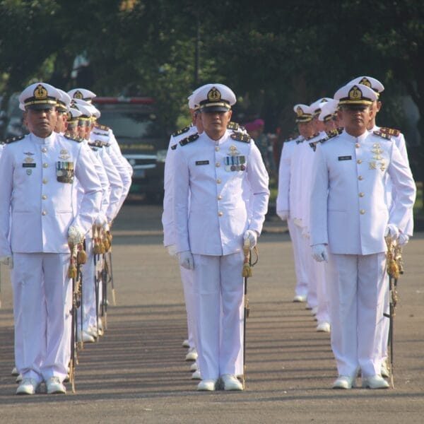 Penuh Khidmat, Prajurit Yonif 2 Marinir Ikuti Upacara Memperingati Hari Kemerdekaan 17 Agustus