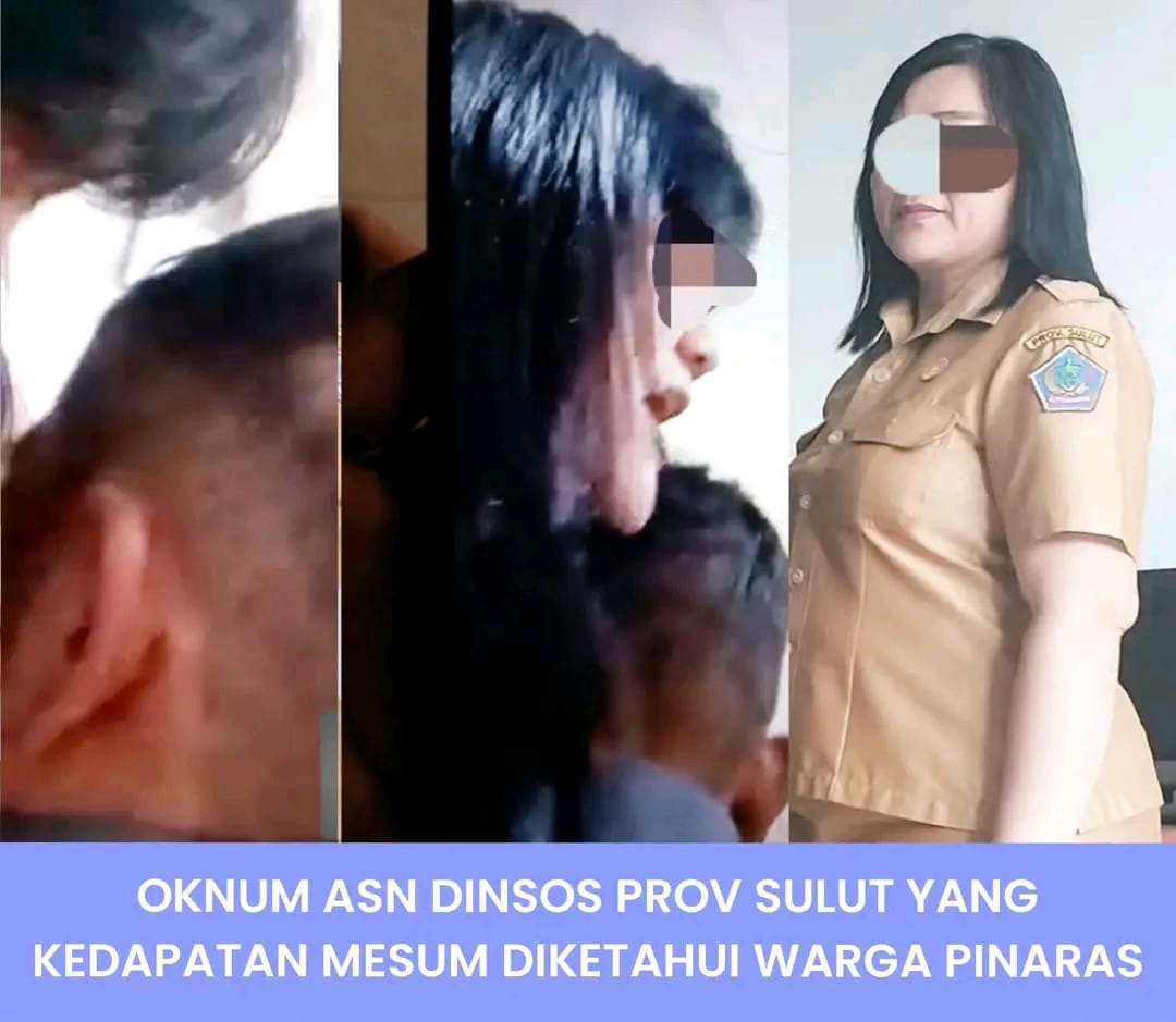 Oknum ASN Dinsos Sulut Terciduk Mesum di Kantor, Ternyata Warga Tomohon Selatan