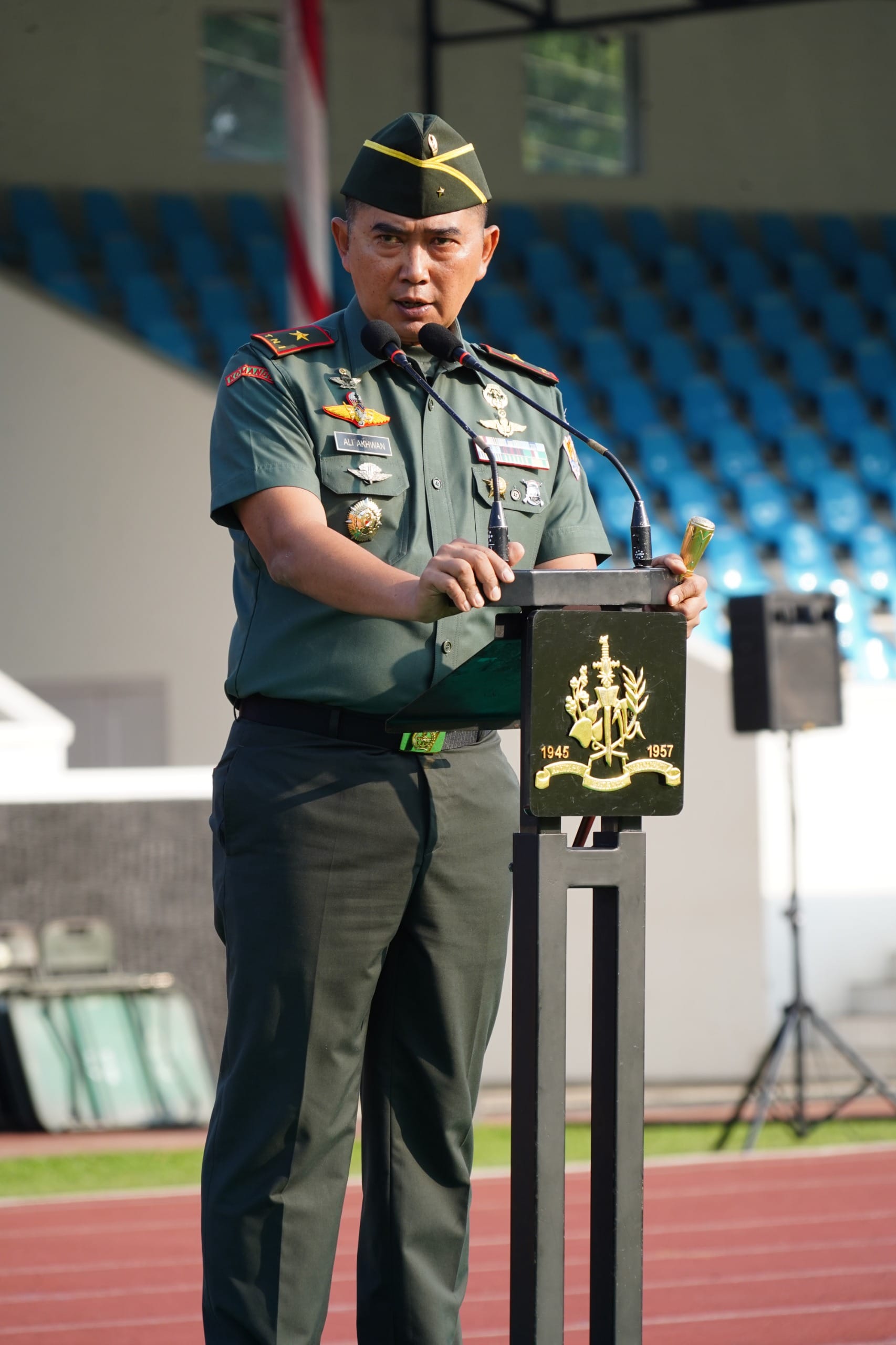 Danmentar Akmil Pimpin Upacara Bendera Minggu Terakhir Bulan Agustus 2025