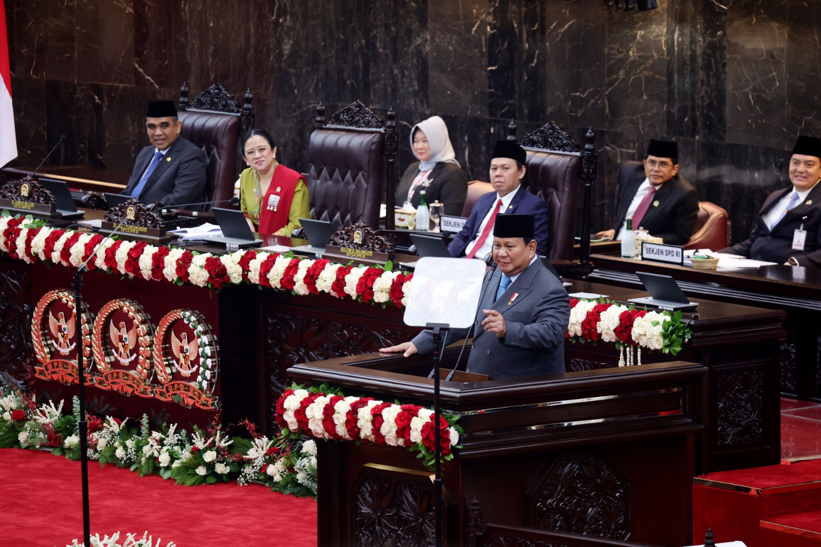 Panglima TNI Hadiri Sidang Tahunan MPR RI dan Sidang Bersama DPR -DPD RI 2025