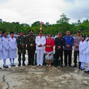 HUT RI ke-80 di Distrik Mindiptana Meriah! TNI, Pelajar, dan Masyarakat Bersatu Rayakan Kemerdekaan