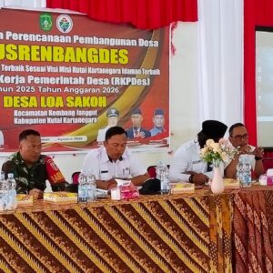 Babinsa Loa Sakoh Harap Musrenbangdes Wujudkan Pembangunan Yang Lebih Terarah