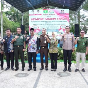 Wujud Sinergi Bersama, Dandim 0906/Kkr Bersama Forkopimda Hadiri Gerakan Pangan Murah