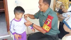 Babinsa Jajar Dampingi Bidan Desa Dalam Percepatan Penanganan Stunting
