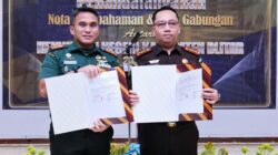 Tingkatkan Sinergitas, Kodim 0808 dan Kejari Kabupaten Blitar Teken Perjanjian Kerja Sama