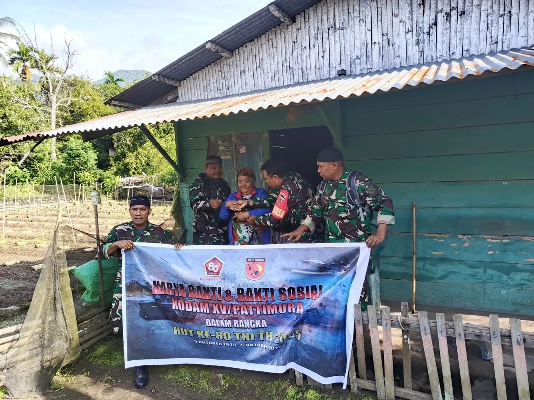 Kodim 1505/Tidore Gelar Bakti Prima “Jum’at Berkah” dalam Rangka HUT TNI ke-80