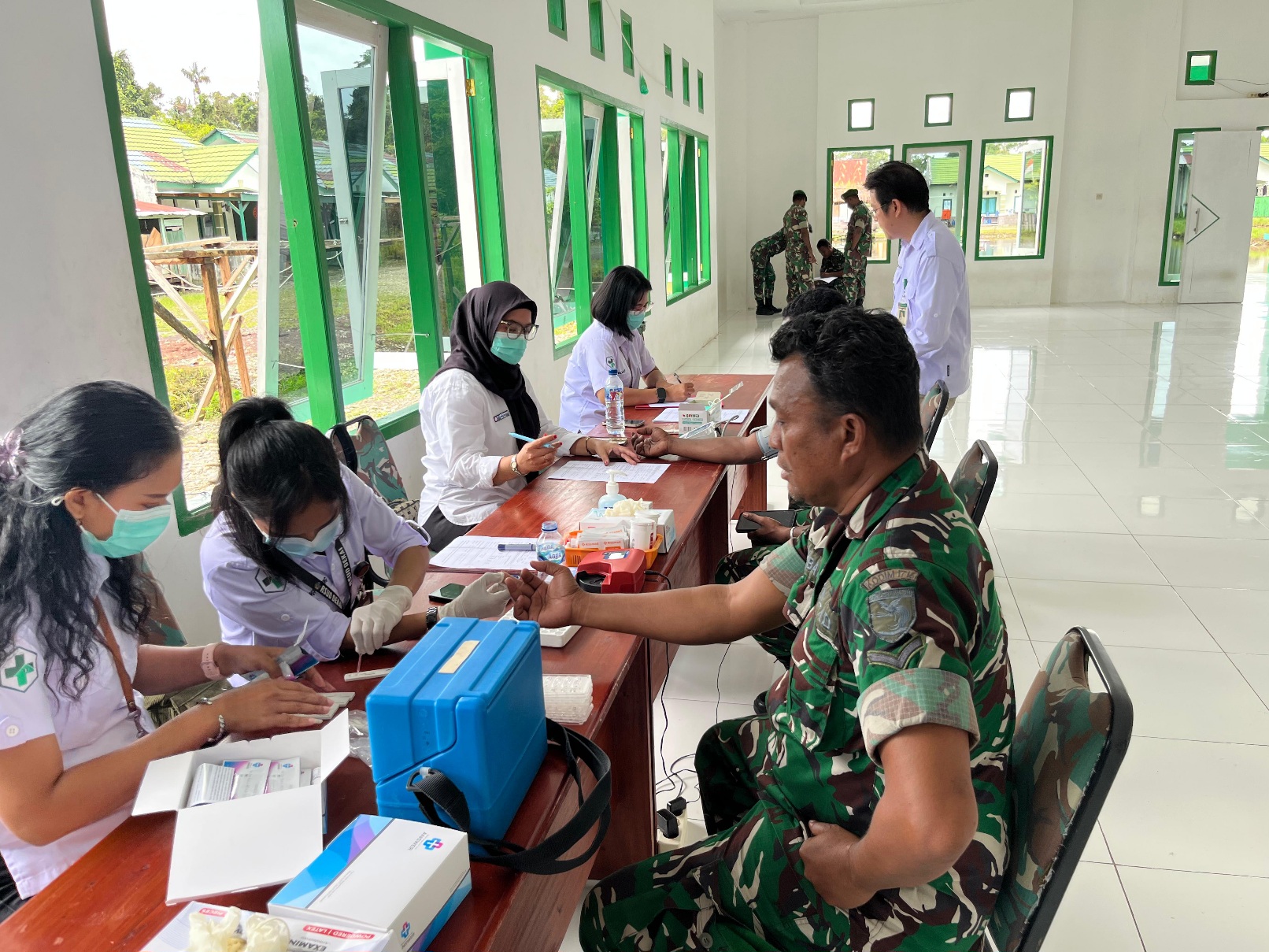 Sambut HUT TNI Ke-80, Kodim 1715/Yahukimo Gelar Donor Darah