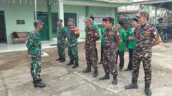 Bersatu Jaga Desa, TNI dan Banser Sepakati Penguatan Komunikasi Antarpos Siskamling di Kuripan