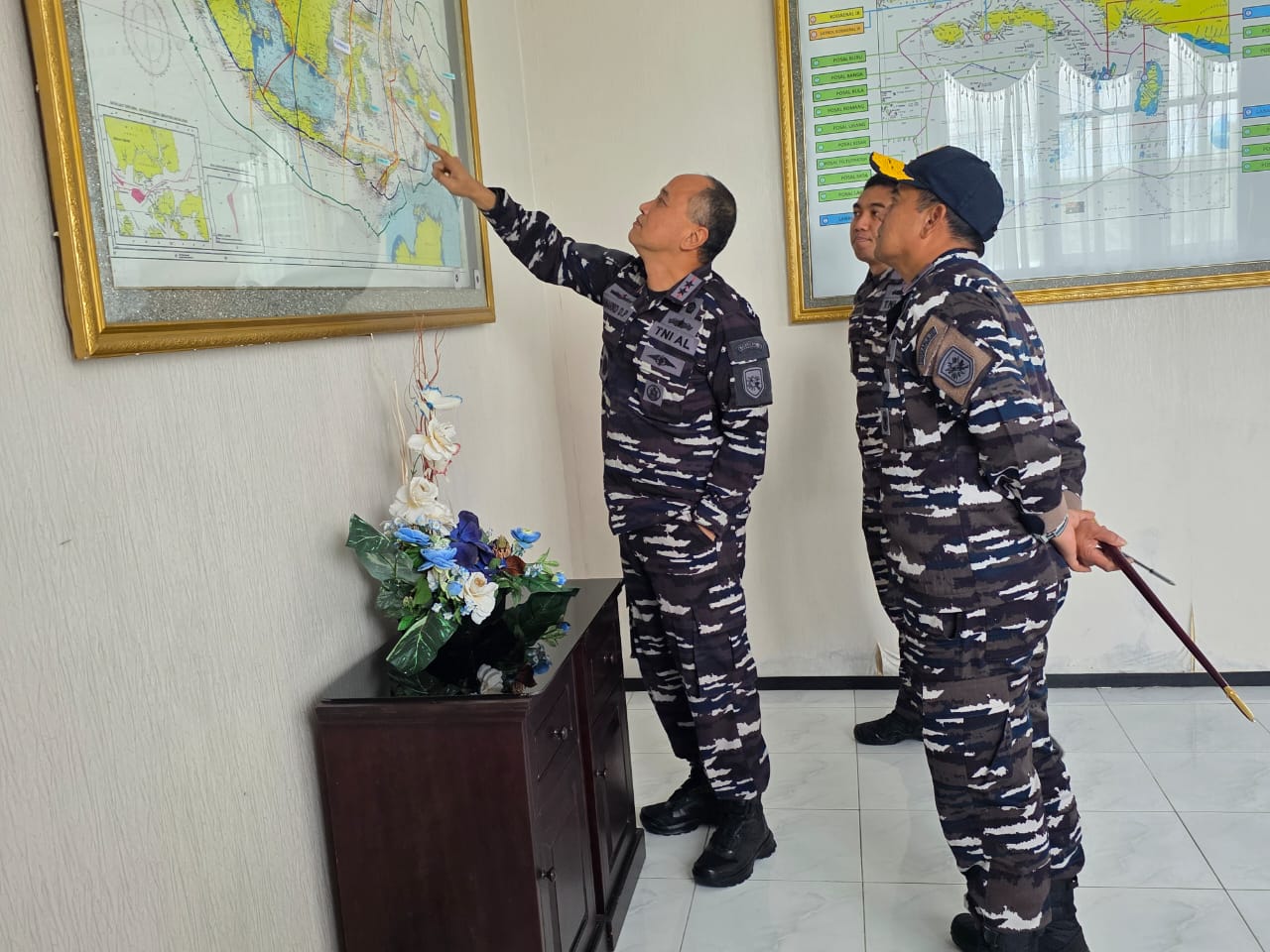 Danguskamla Koarmada III Laksanakan Courtesy Call kepada Dankodaeral IX