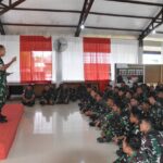 Usai Upacara Bendera, Dandim 1710/Mimika Gelar Jamdan Sampaikan Arahan Kasad Kepada Segenap Prajurit dan PNS Kodim