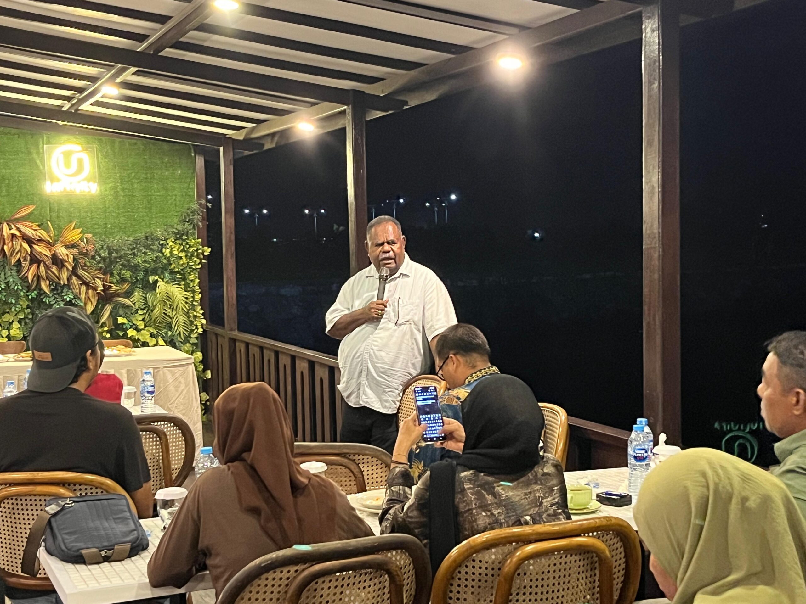 Coffee Night Gubernur & Media: Sinergi Jaga Damai Papua Barat Daya