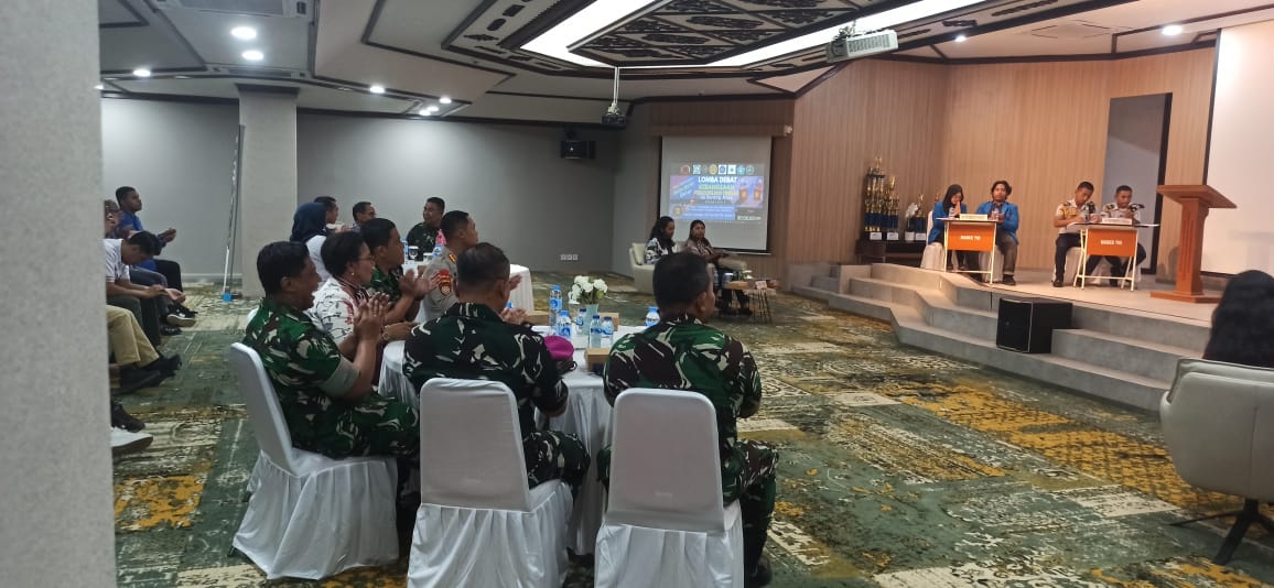 Mahasiswa Sorong Ramaikan Lomba Debat Kebangsaan HUT TNI ke-80