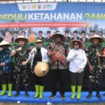 Sukseskan Program Ketahanan Pangan, Dandim 1710/Mimika Hadiri Kegiatan Senator Peduli Ketahanan Pangan