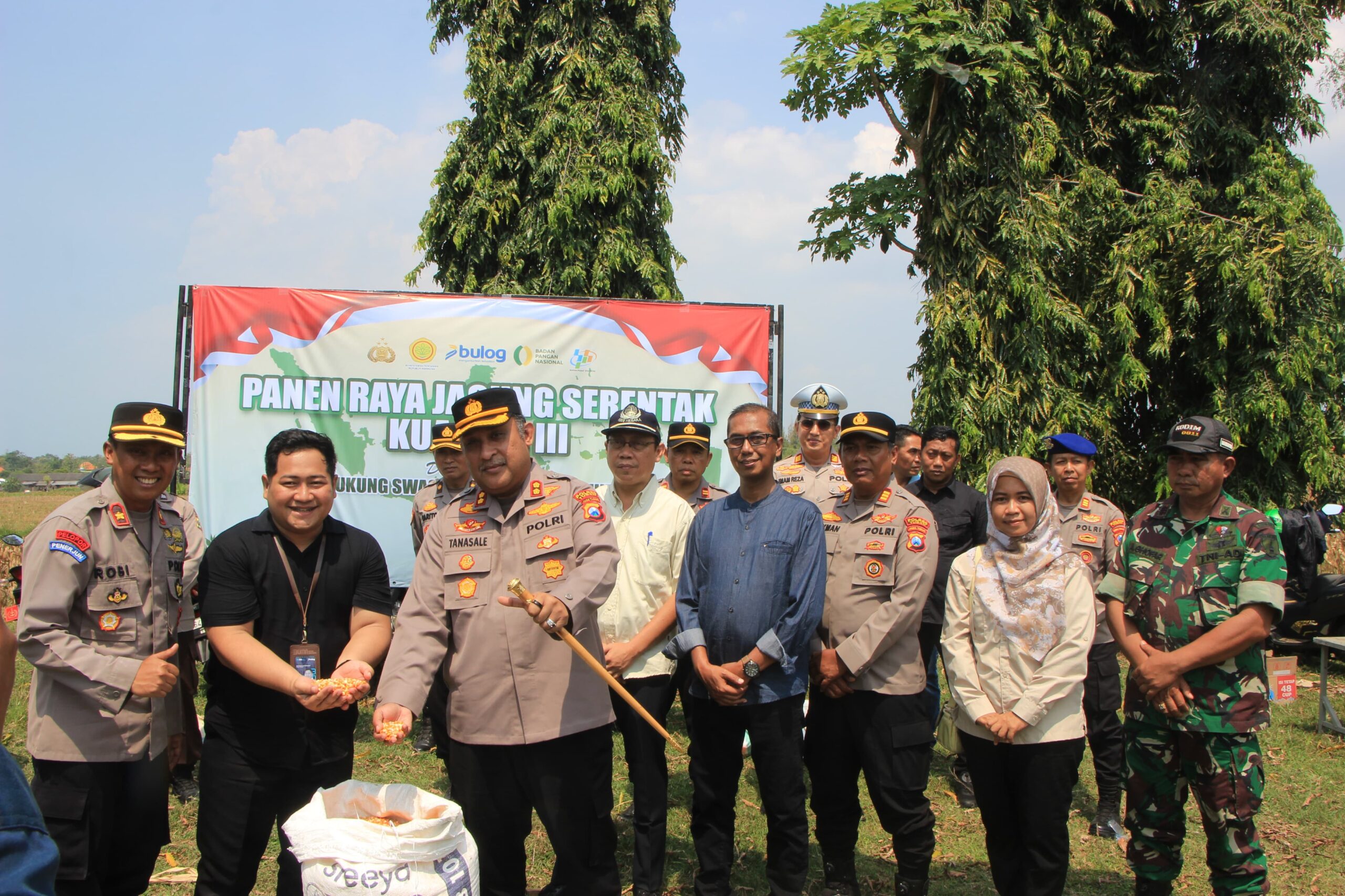 Polri Panen Jagung Serentak, Tuban Jadi Titik Strategis Sumbang Ratusan Ton