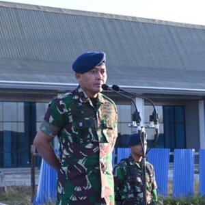 Tanggap Situasi, Danlanud Sultan Hasanuddin Pimpin Apel Kesiapsiagaan