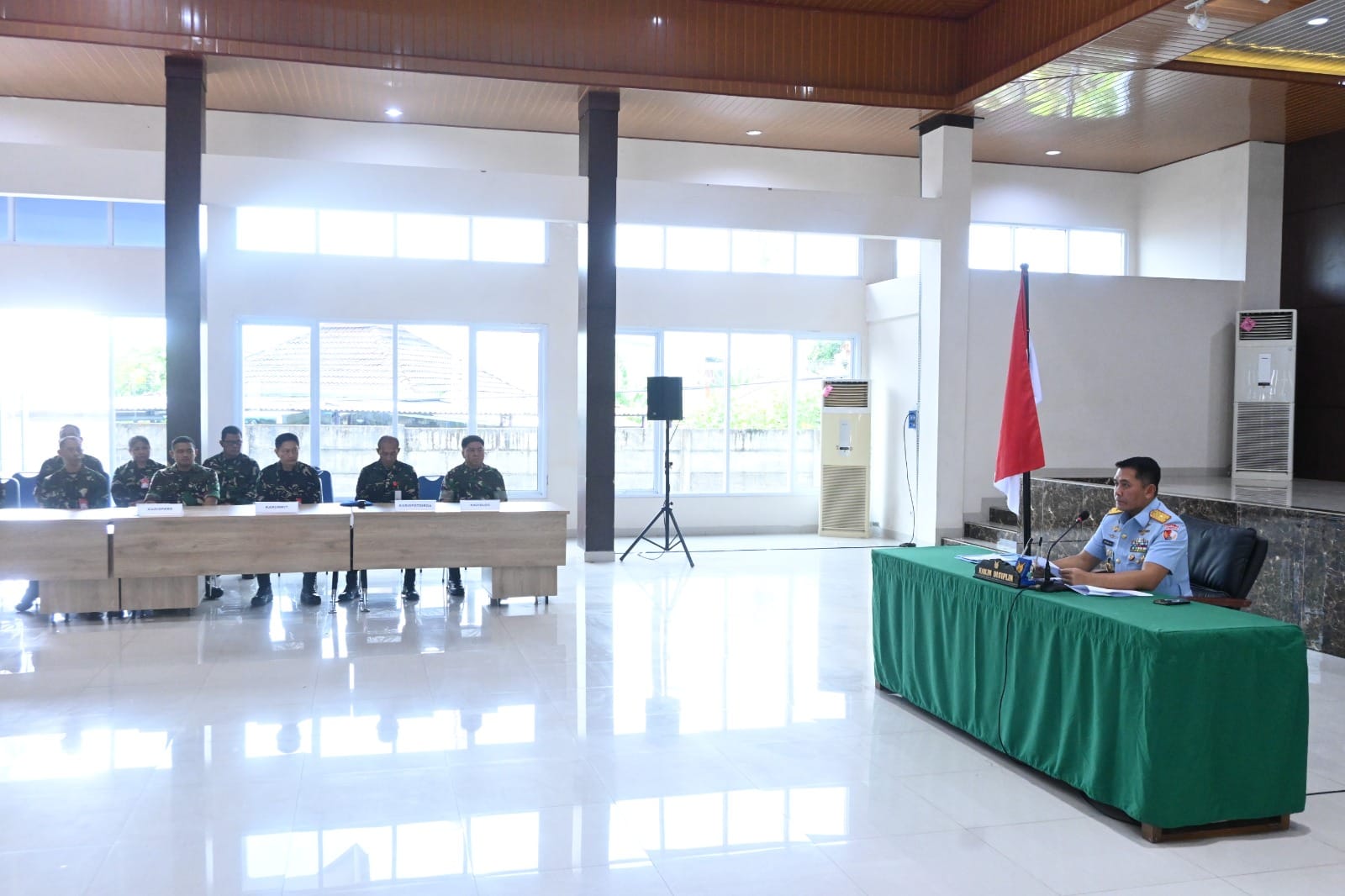 Berikan Efek Jera, Danlanud Sultan Hasanuddin Pimpin Sidang Disiplin Perkara Judi Online