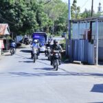 Lanud Sultan Hasanuddin Sapa Warga Melalui Patroli, Ajak Jaga Keamanan dan Ketertiban