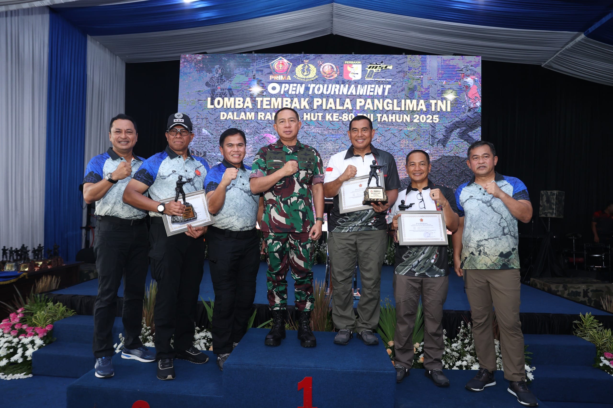 Kasad Pimpin Pati TNI AD Tumbangkan Sasaran