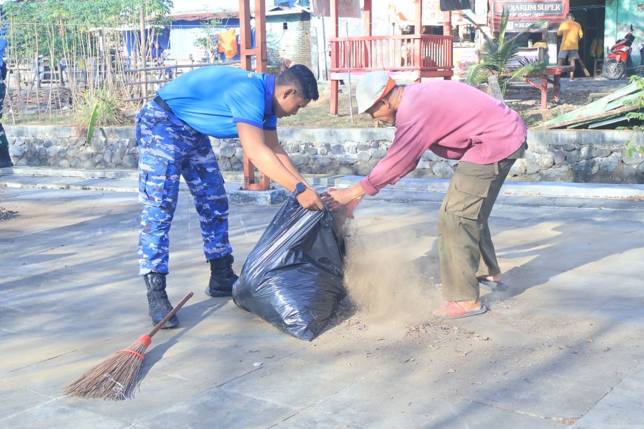 Bakti Teritorial Prima, Sambut HUT ke-80 TNI, Lanud Sultan Hasanuddin Kembali Gelar Karya Bakti