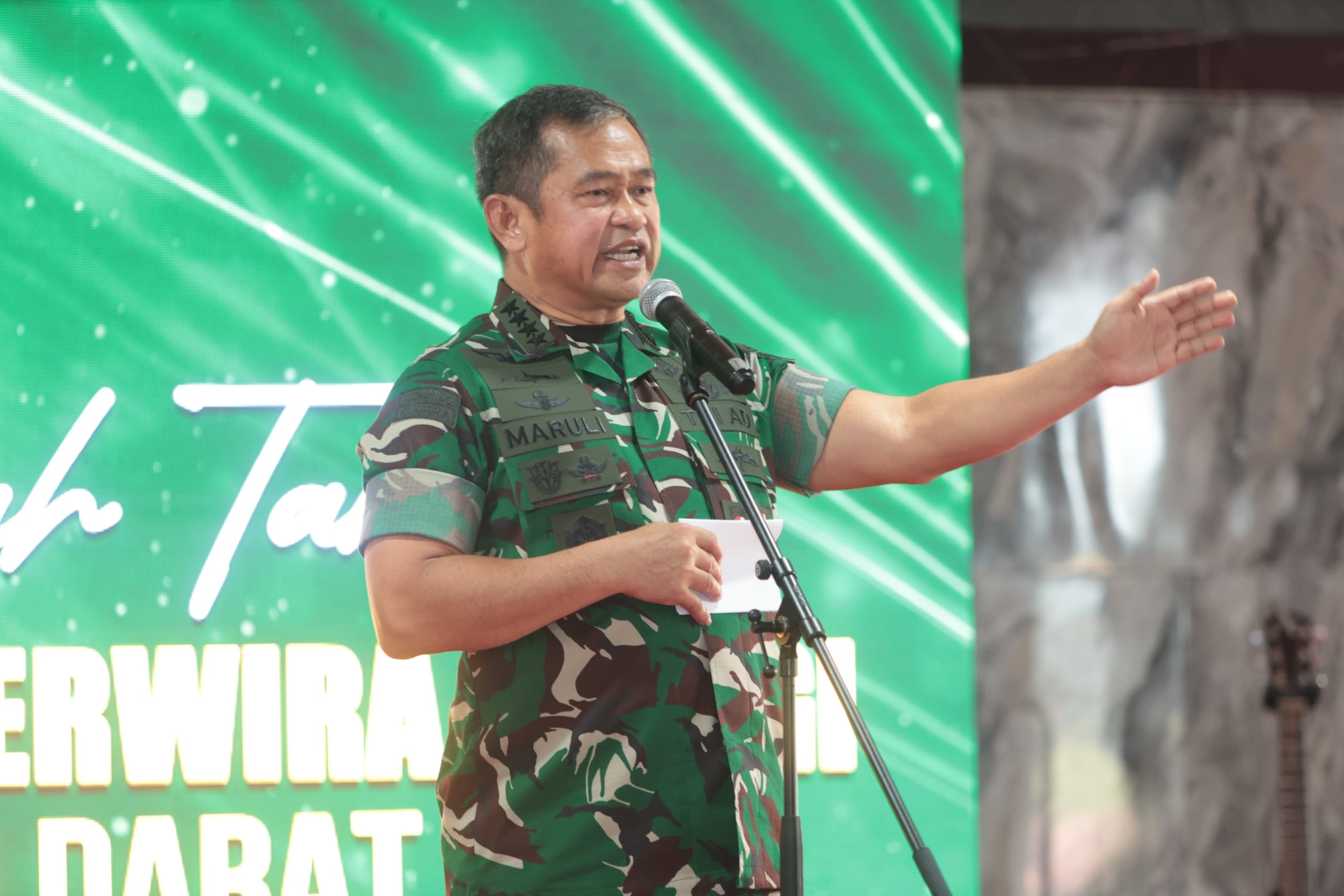 Kasad Terima Laporan Korps, 65 Pati TNI AD Naik Pangkat