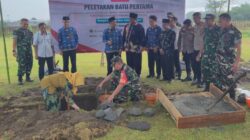Dandim 0808/Blitar Hadiri Peletakan Batu Pertama Pembangunan Koperasi Desa Merah Putih Di Talun