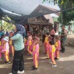 TNI Dan TK Darma Wanita Serang Gelar Edukatif Tanamkan Cinta Tanah Air Sejak Dini