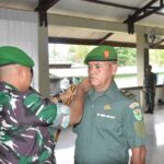 Dandim 1710/Mimika Pimpin Acara Korps Raport Kenaikan Pangkat Prajurit Kodim 1710/Mimika