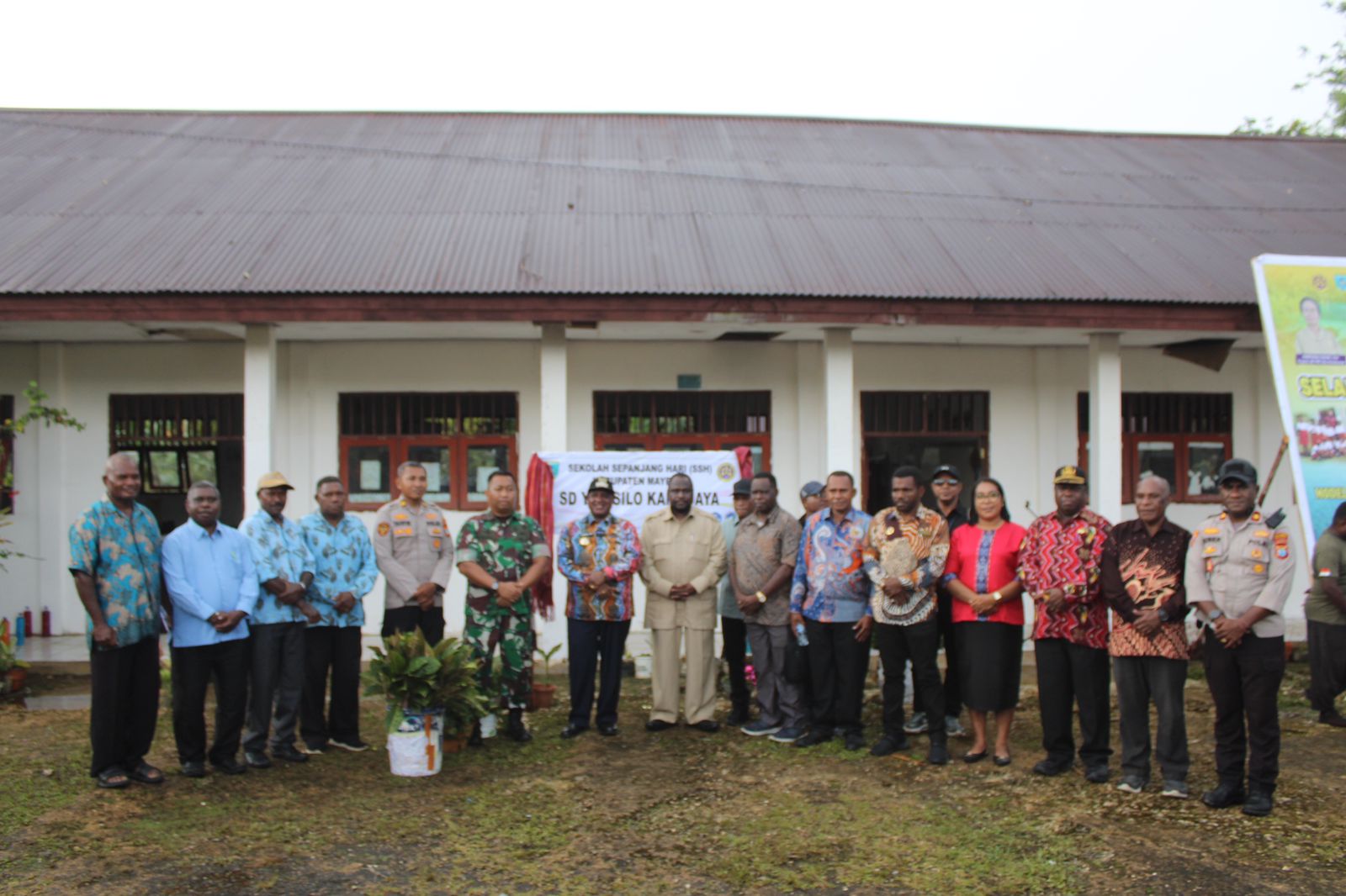 Komitmen Bersama Majukan Pendidikan di Papua Barat Daya: Kapolres Maybrat Hadiri Launching SSH
