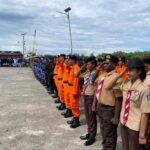 Kenang Jasa Para Pahlawan, Kodim 1710/Mimika Bersama Satuan TNI Di Mimika Gelar Upacara Tabur Bunga Dalam Rangka HUT Ke-80 TNI Tahun 2025